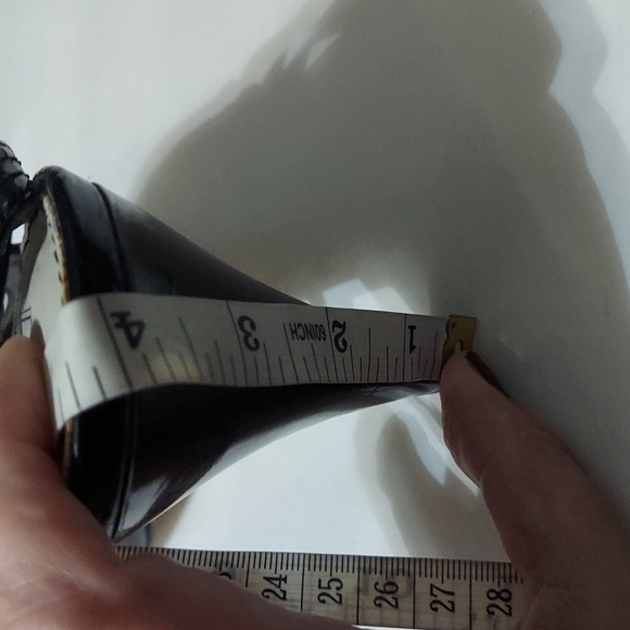 MERONA Slingback Black Heels Size 11 - Picture 5 of 5